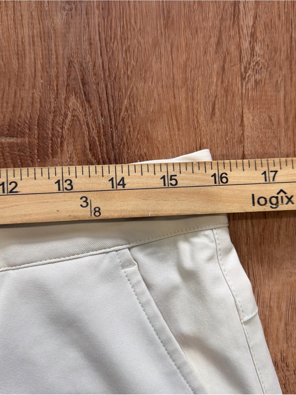 Bad Birdie Pants Men's 32x31 Cream/Tan Golf Chinos Performance Freedom Pros - Picture 3 of 11